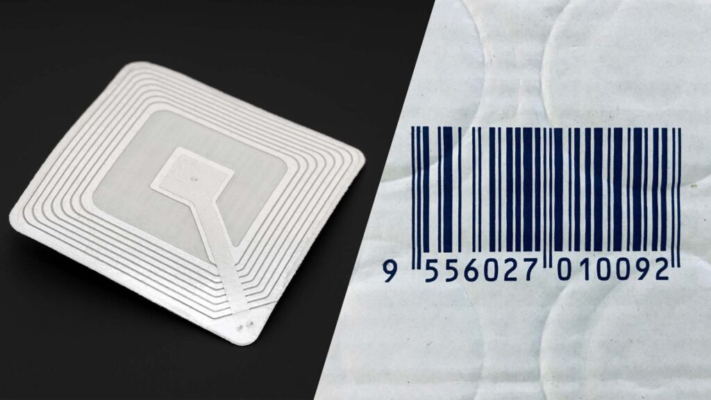 RFID tag vs Barcode tag